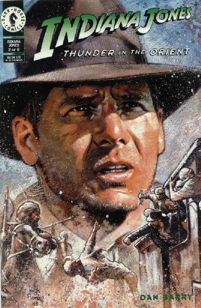 Indiana Jones Thunder In The Orient Comic Book #2 1993 Dark Horse VERY HI GRADE