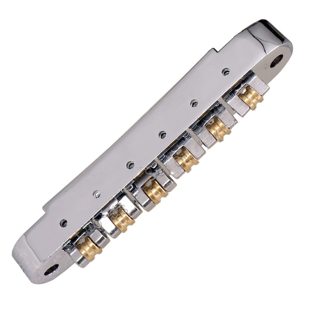 6-in-1 Roller Bridge Tremolo Saddles W/ Two Posts For LP EPI Electric Guitar A