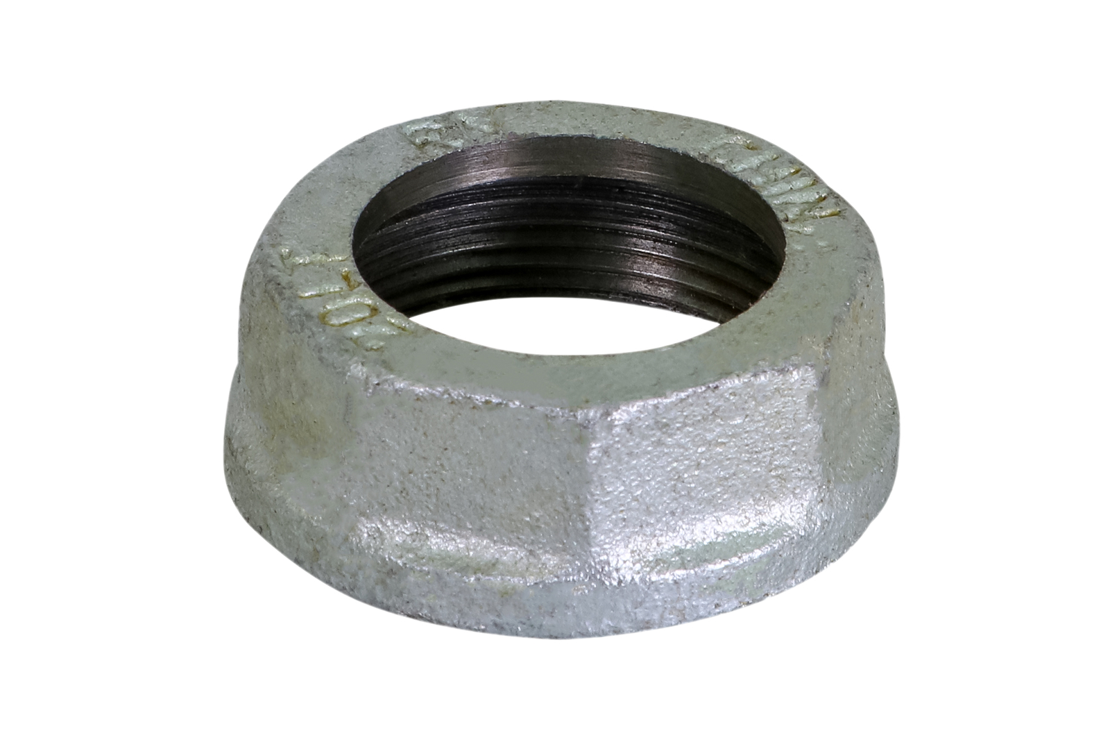 Midline Valve Nuts for Gas Meters; FIP; Galvanized Steel