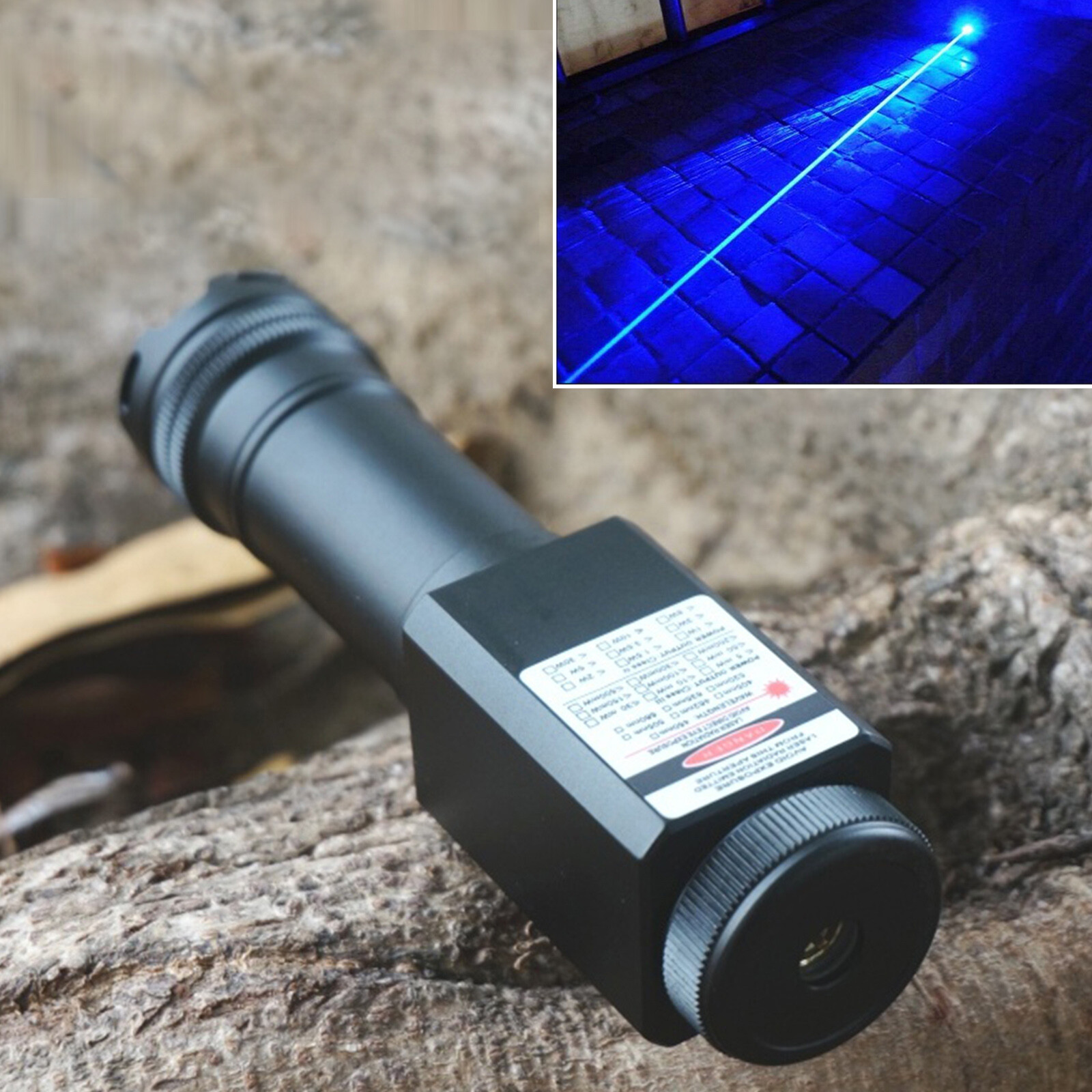 1pc Focusable Waterproof 445nm 450nm Blue Laser Module 135x33mm 450T-5000