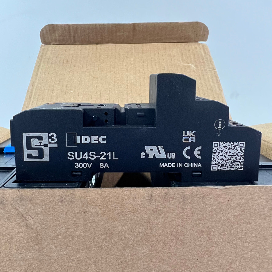 IDEC Push-In 4-Pole Socket Universal Relay , 300V , 8A , SU4S-21L , 10 Pieces