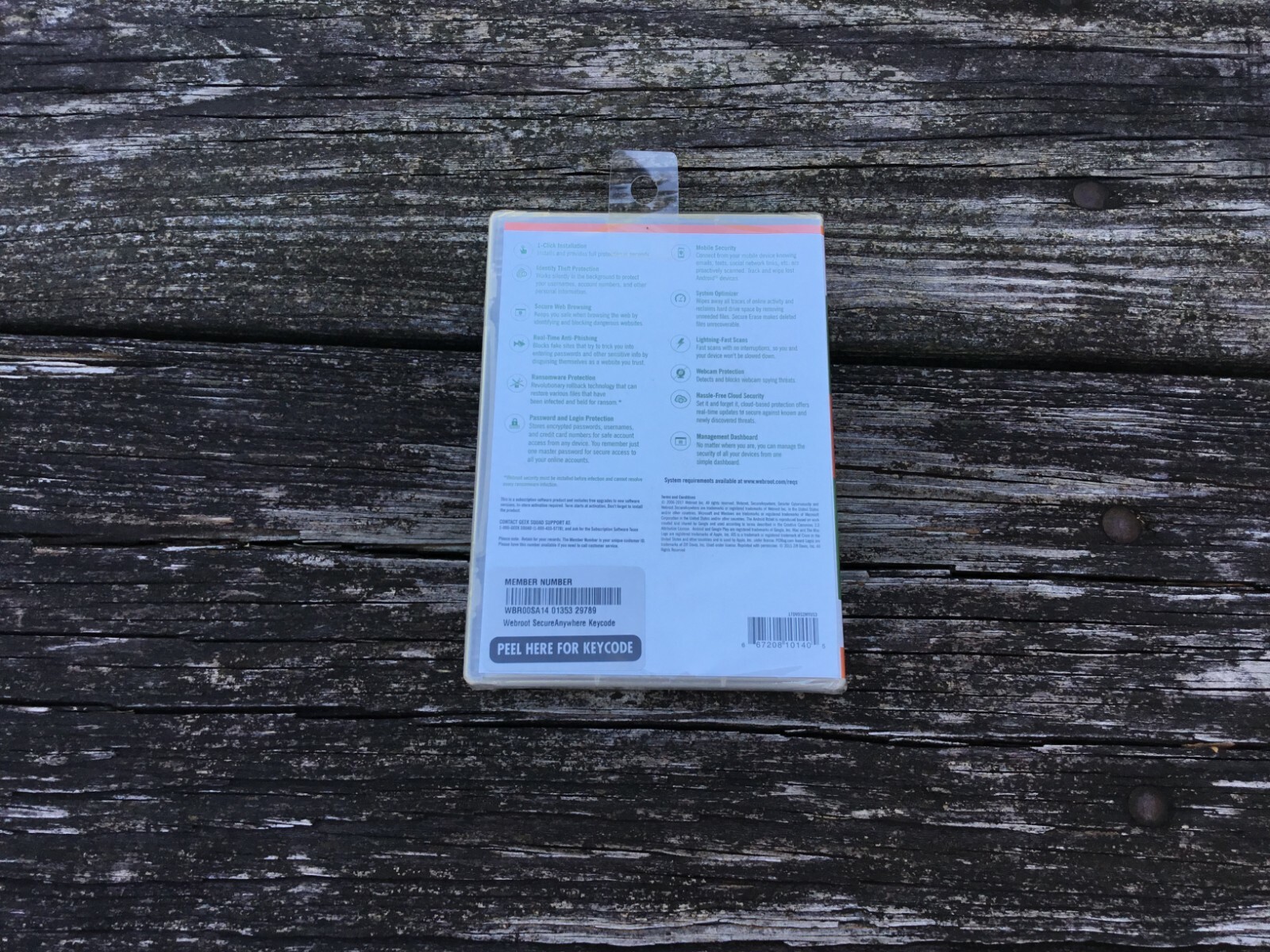 NEW SEALED Webroot Secure Anywhere Internet Security