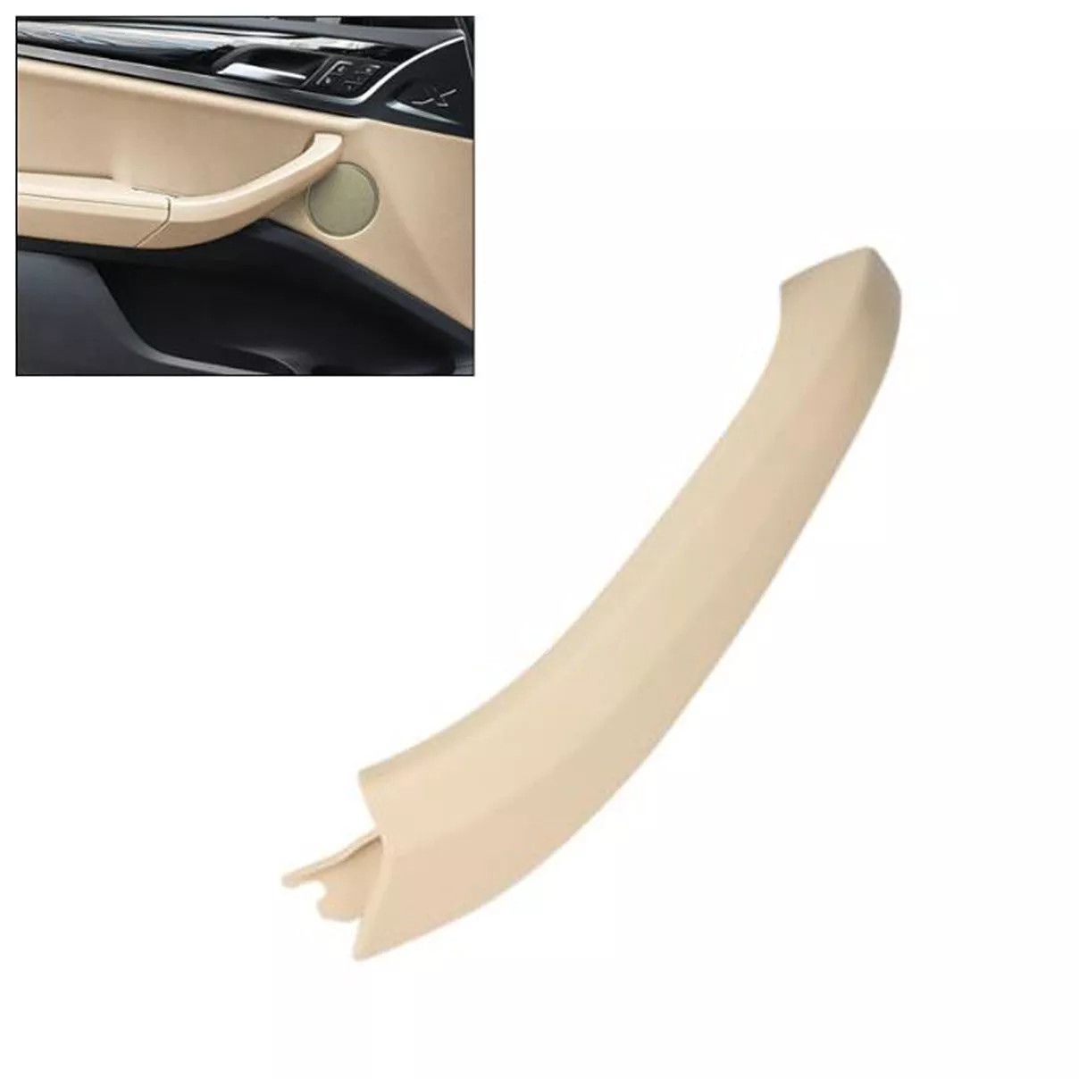 For BMW X3 G01 X4 G02 F97 F98 2018-2021 Beige Left Side Door Pull Handle Cover
