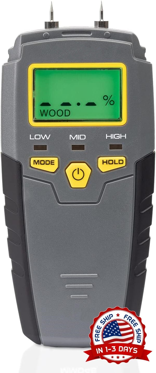 Medidor De Humedad Digital Detector De Fugas De Agua Prueba De Humedad Nuevo US