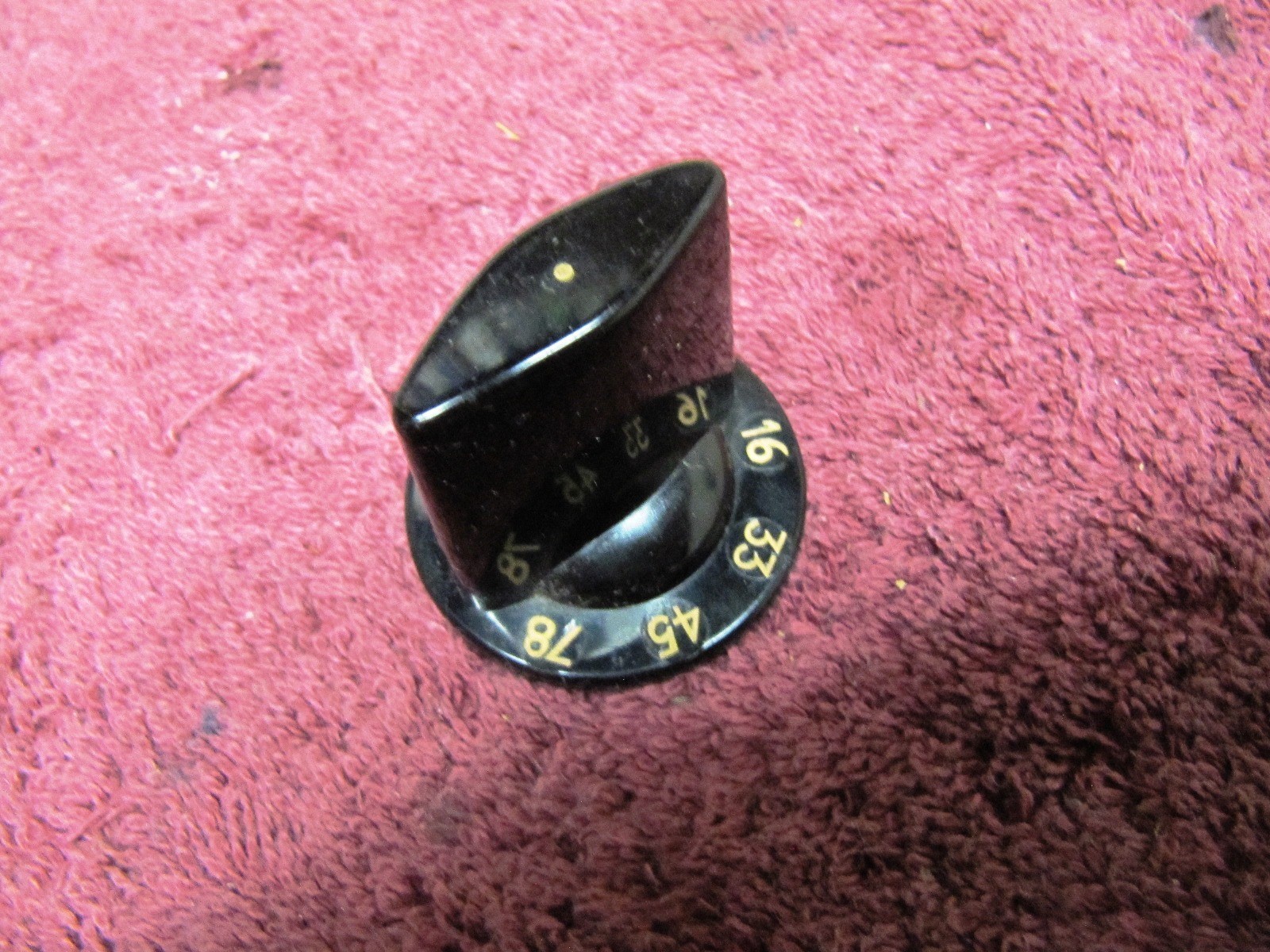 SPEED SELECTOR Knob MAGNAVOX COLLARO CONQUEST Turntable Micromatic LONG Height