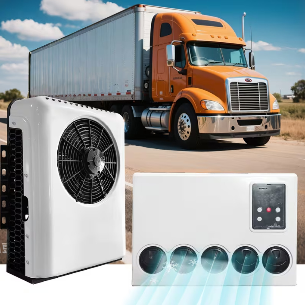 12V 12000 BTU Truck Cab Air Conditioner Split AC for Semi Trucks Bus RV Caravan