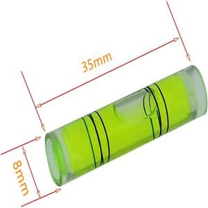 10 Pack Mini Bubble Spirit Level Gradienter Inclinometer - Small Bubble Tube ...