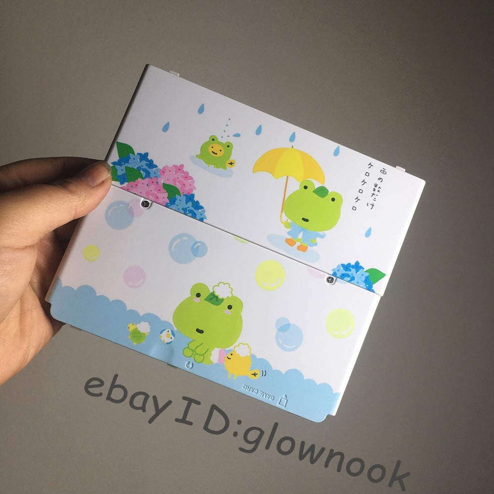 Replacement Housing Shell for Nintendo New 3DS - Cute Frog Rain & Bubble Cover