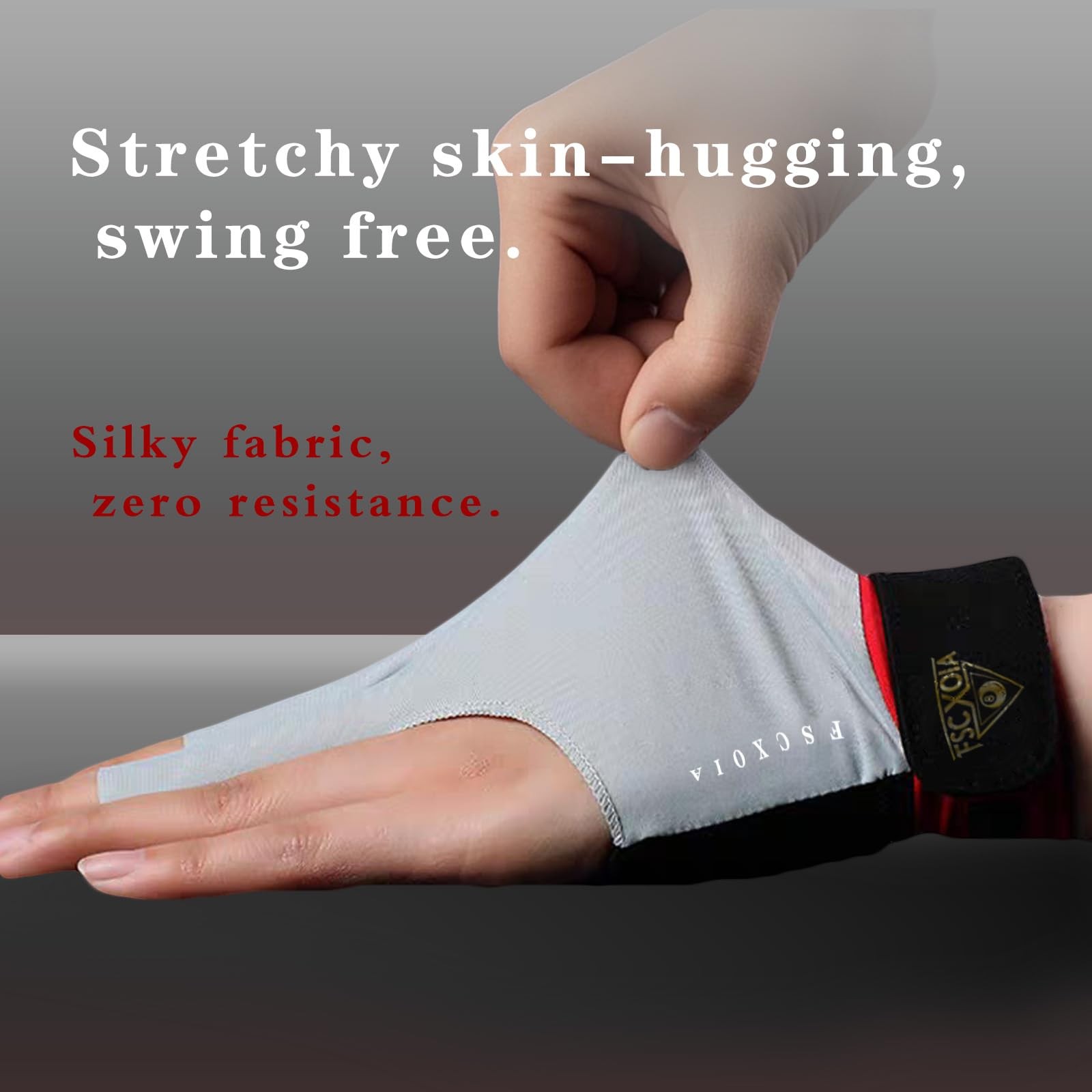 FSCXOIA Billiard Glove for Left Hand - Durable, Comfortable, Adjustable Fit, ...