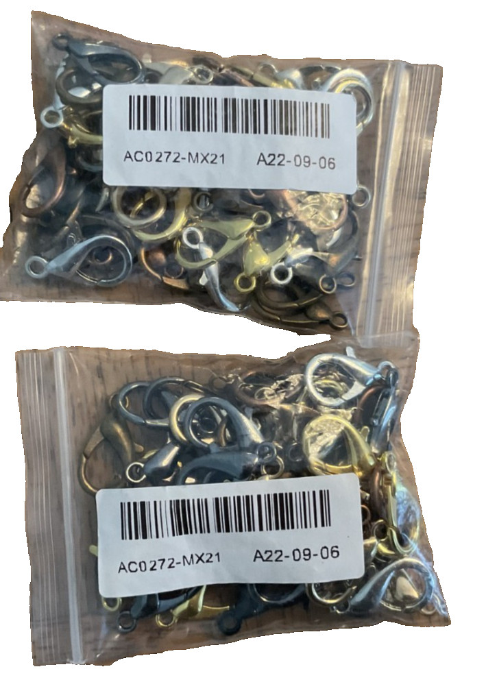 2 Pack Multi-Colored Lobster Locks