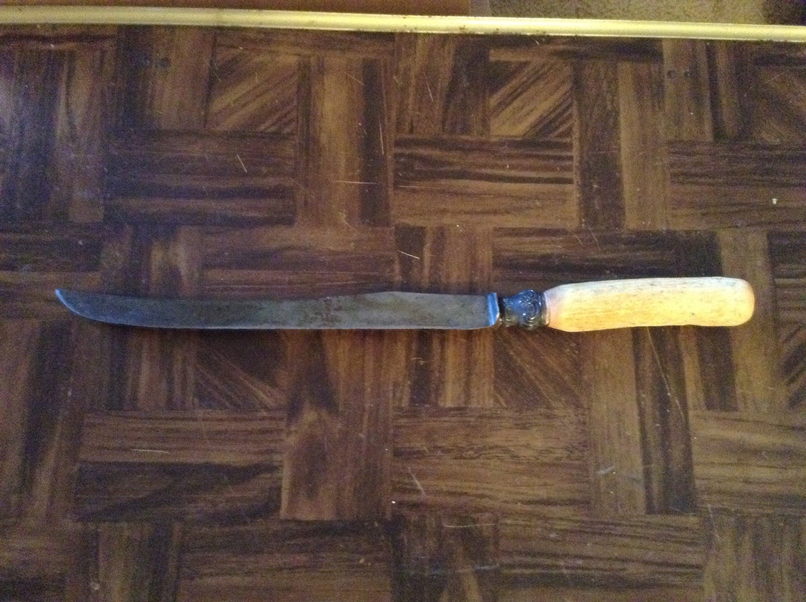 Vintage old kitchen knife