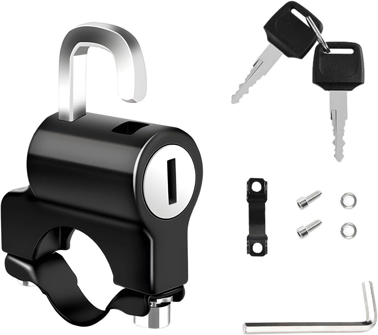 Motorcycle Helmet Anti-Theft Lock, Motorbike and Bicycle Helmet Safety Lock with