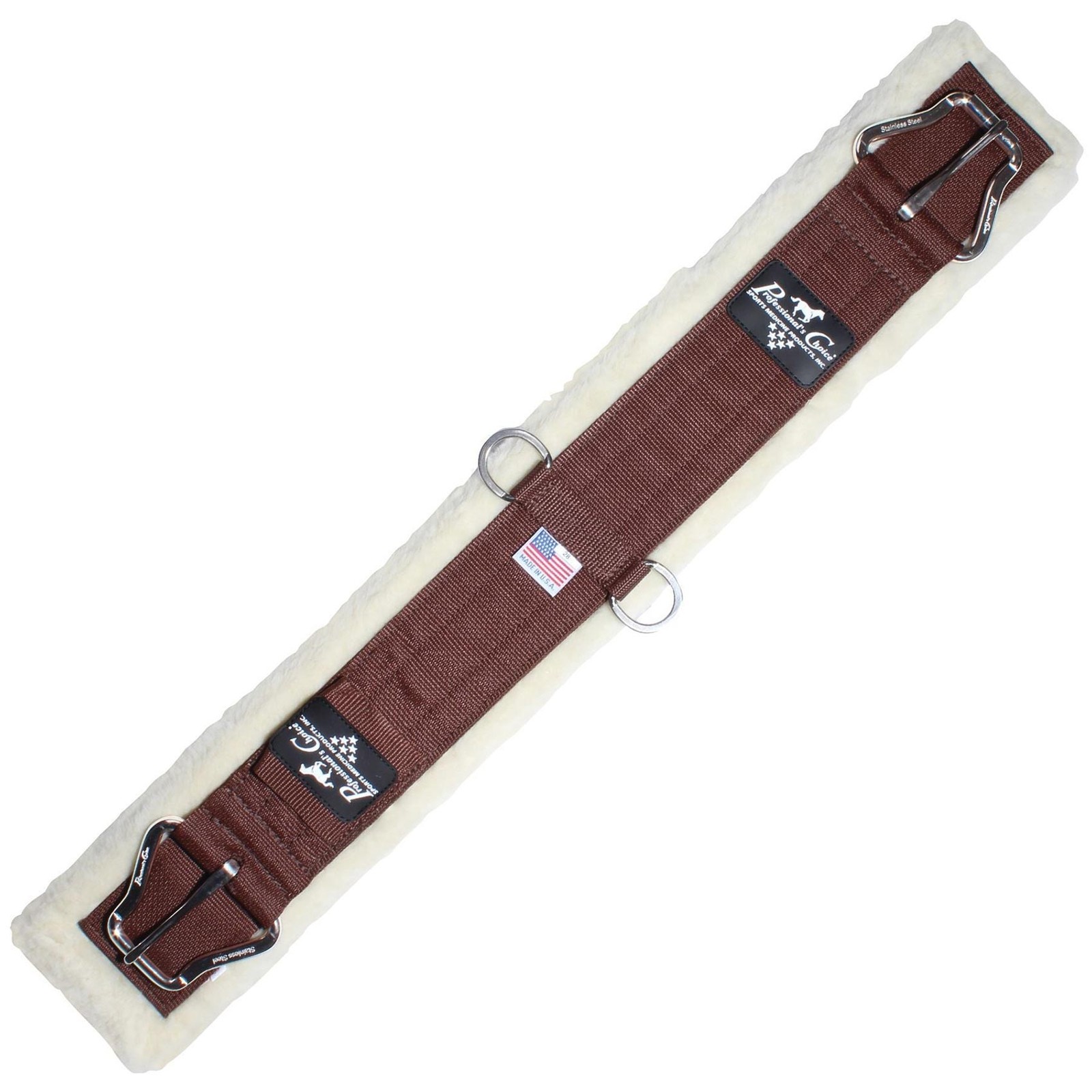 PROFESSIONAL'S CHOICE Western Cinch Merino Wool, Chocolate, Size: 28 (WCM28-CHO)