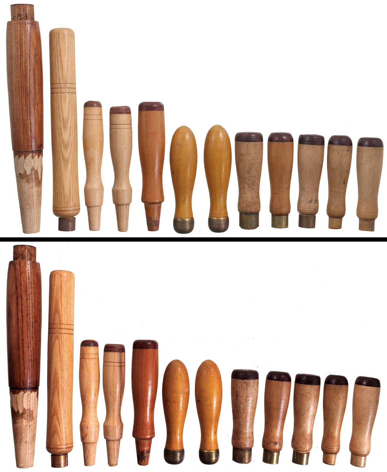 Lot of 12 Extra Clean Chisel Handles, Most Socket Types - Group 5 - mjdtoolparts