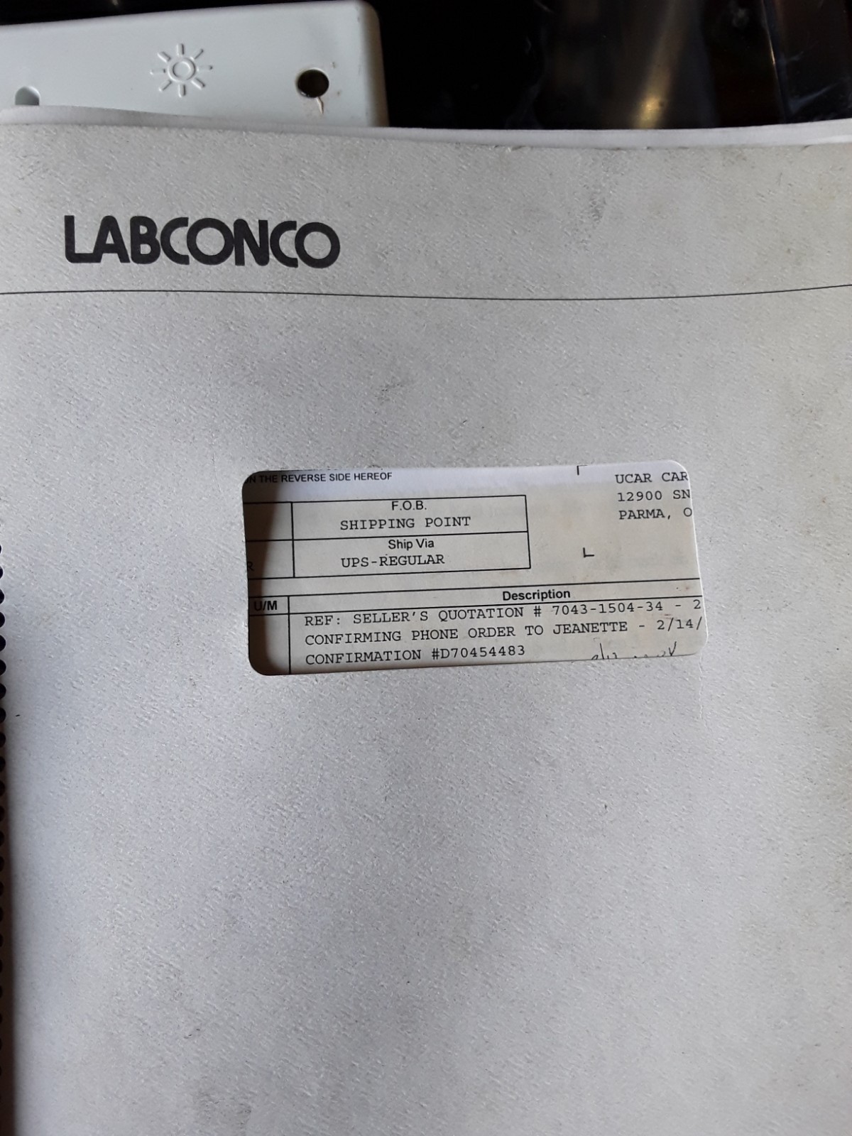 Labconco Steam Washer