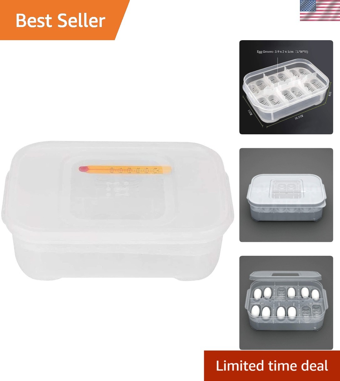 Reusable Hatching Tray for Reptile Eggs - 12 Slot Design with Easy Monitoring