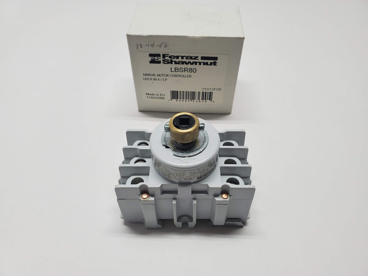 New Ferraz Shawmut Manual Motor Controller LBSR80 3 Pole 80 Amp