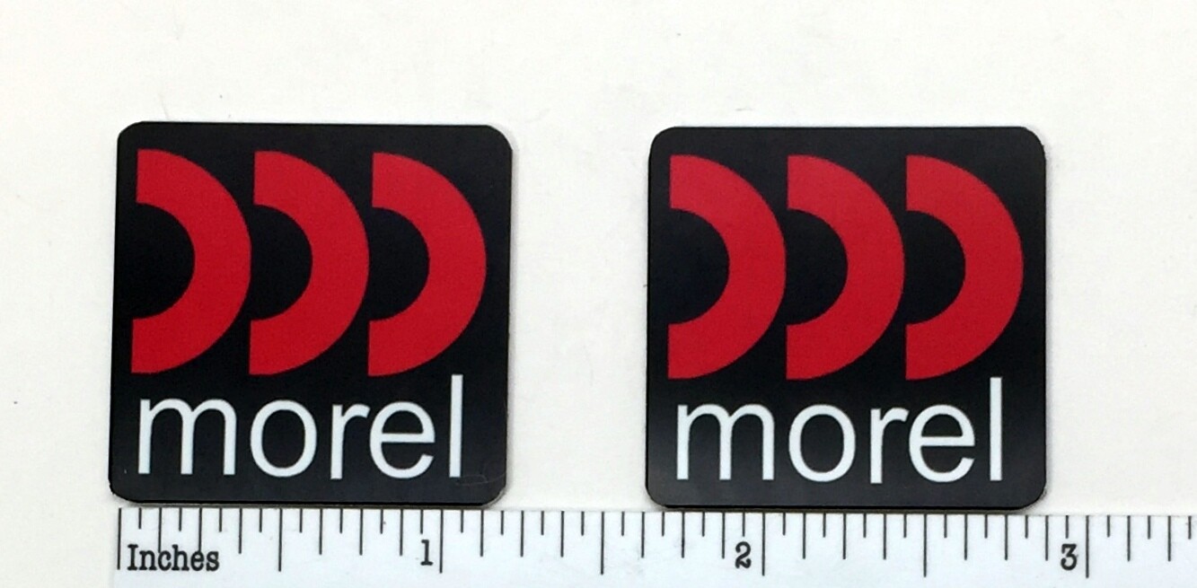 Morel Speakers Custom Badge Aluminum Pair