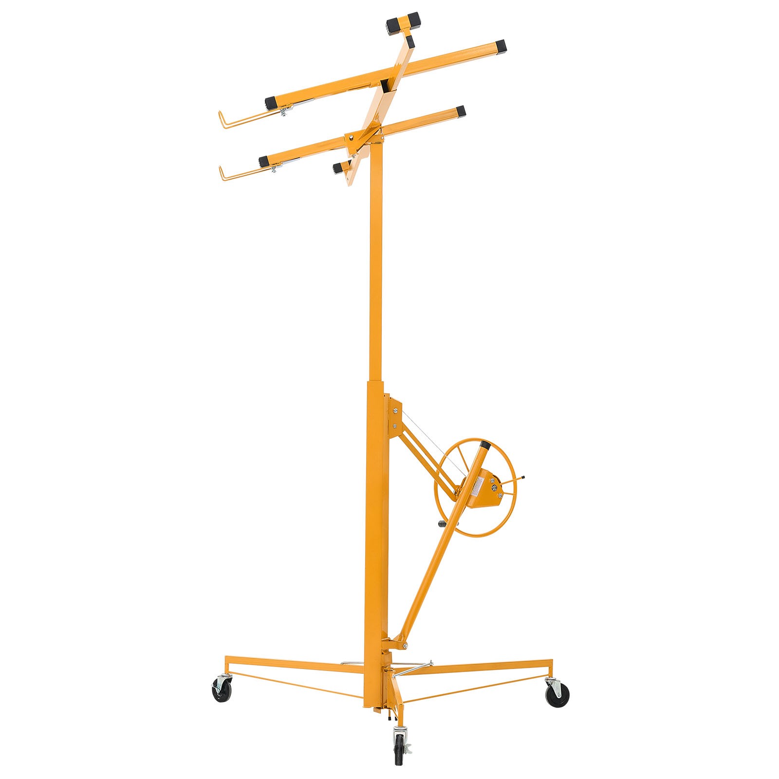 Uimoso 11ft Drywall Panel Lifter 150 lbs Adjustable Hoist with Locking Wheels