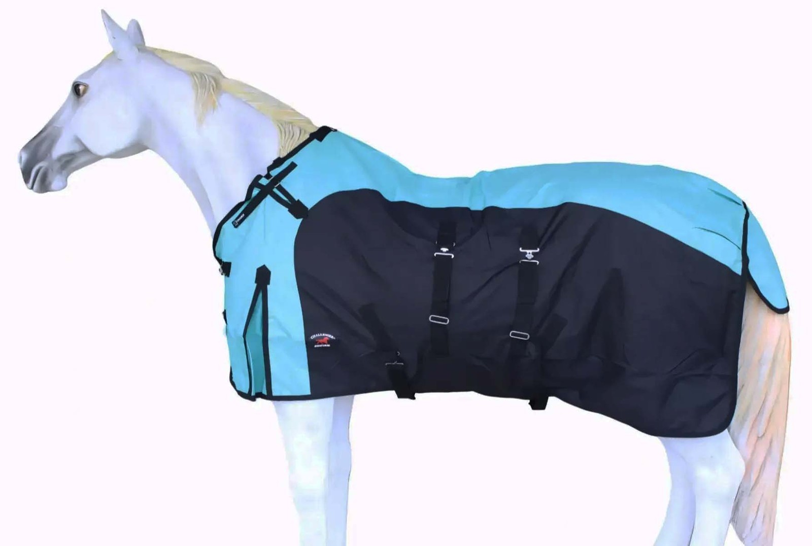 Horse 1200D Turnout Sheet Waterproof, Breathable, Light-Weight Rain Blanket