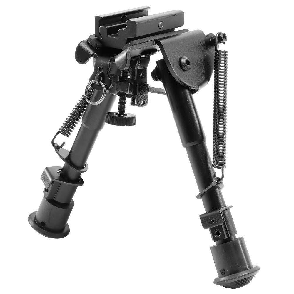 Rifle Bipod 6"-9" Adjustable Folding Spring Back Tactical Bipod...