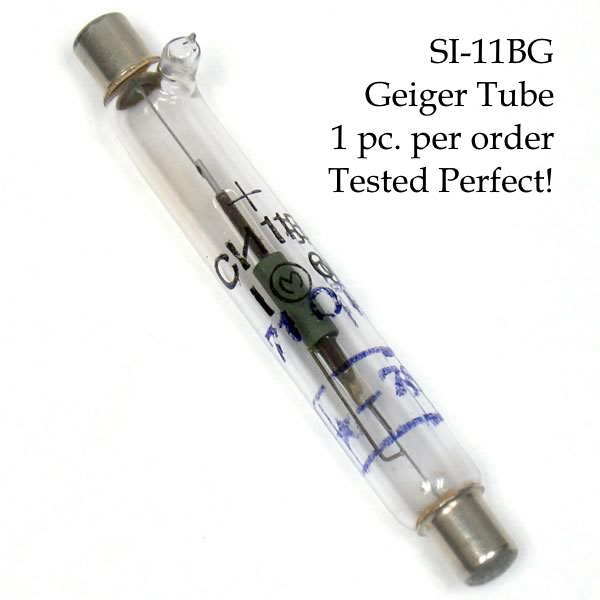 1pc - SI-11BG (SI11BG) Geiger Muller Counter Tube Vintage СИ-11БГ TESTED USA