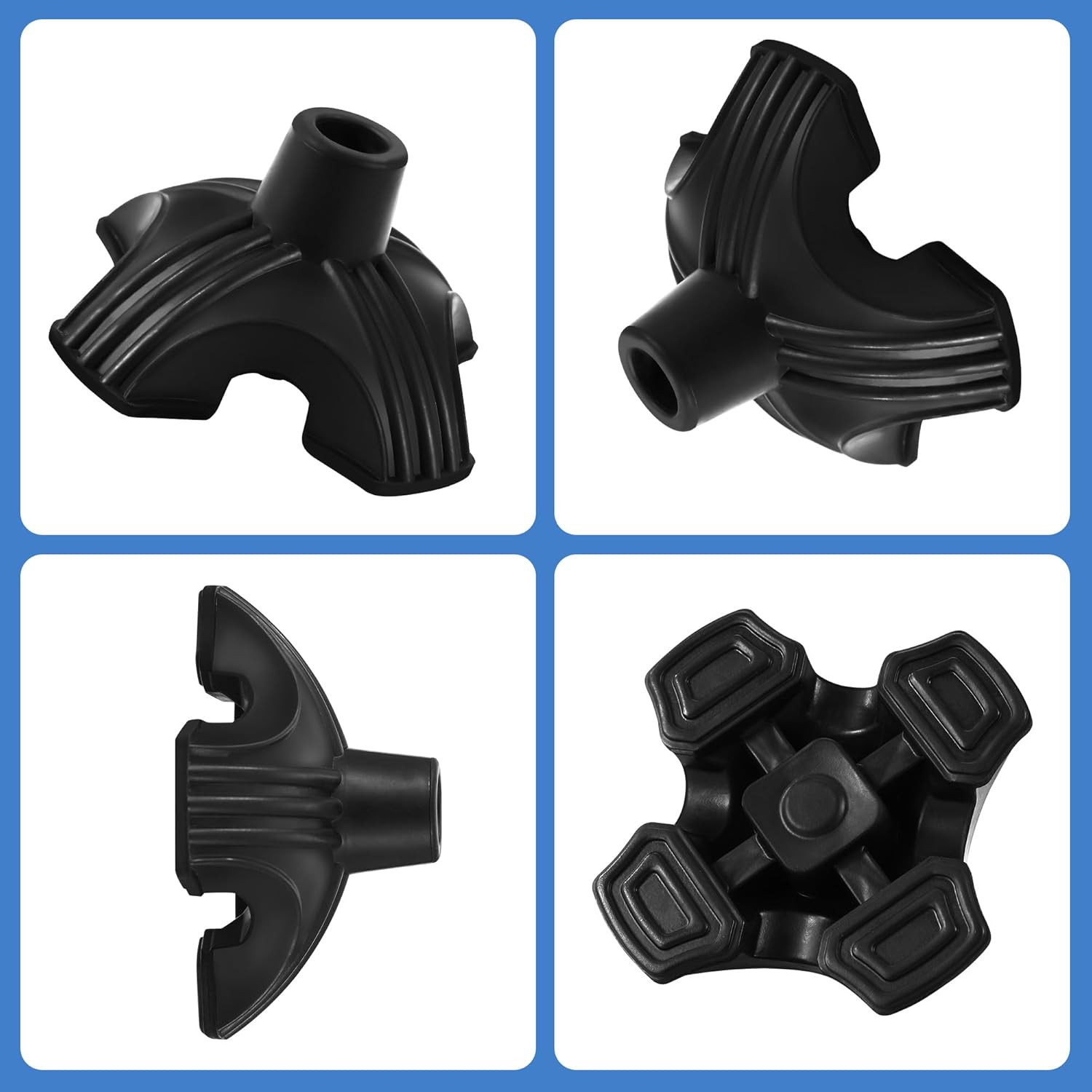 Cane Tip - Self Standing Cane Foot Replacement for Most Walking Canes, Walkin...