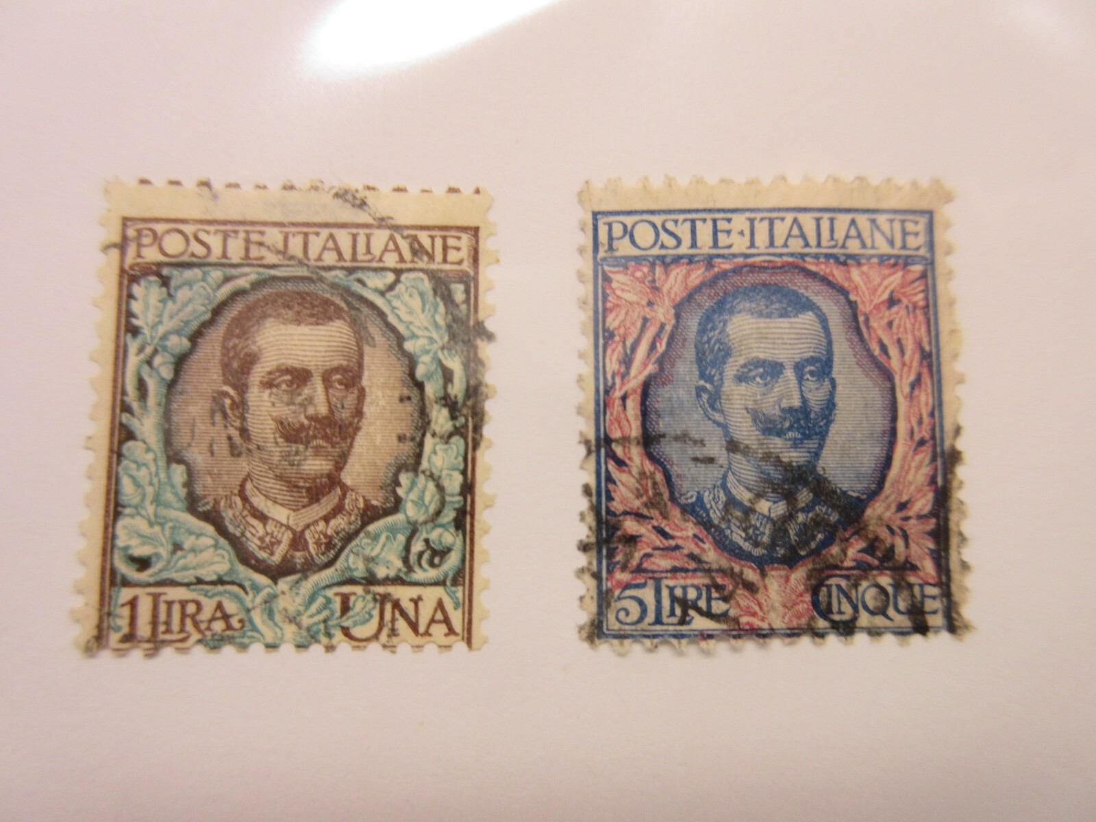 ITALY Scott 87, 91 USED Cat $6.10