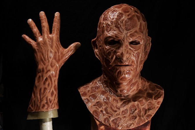 Halloween freddy silicone mask hand incubus deluxe krueger