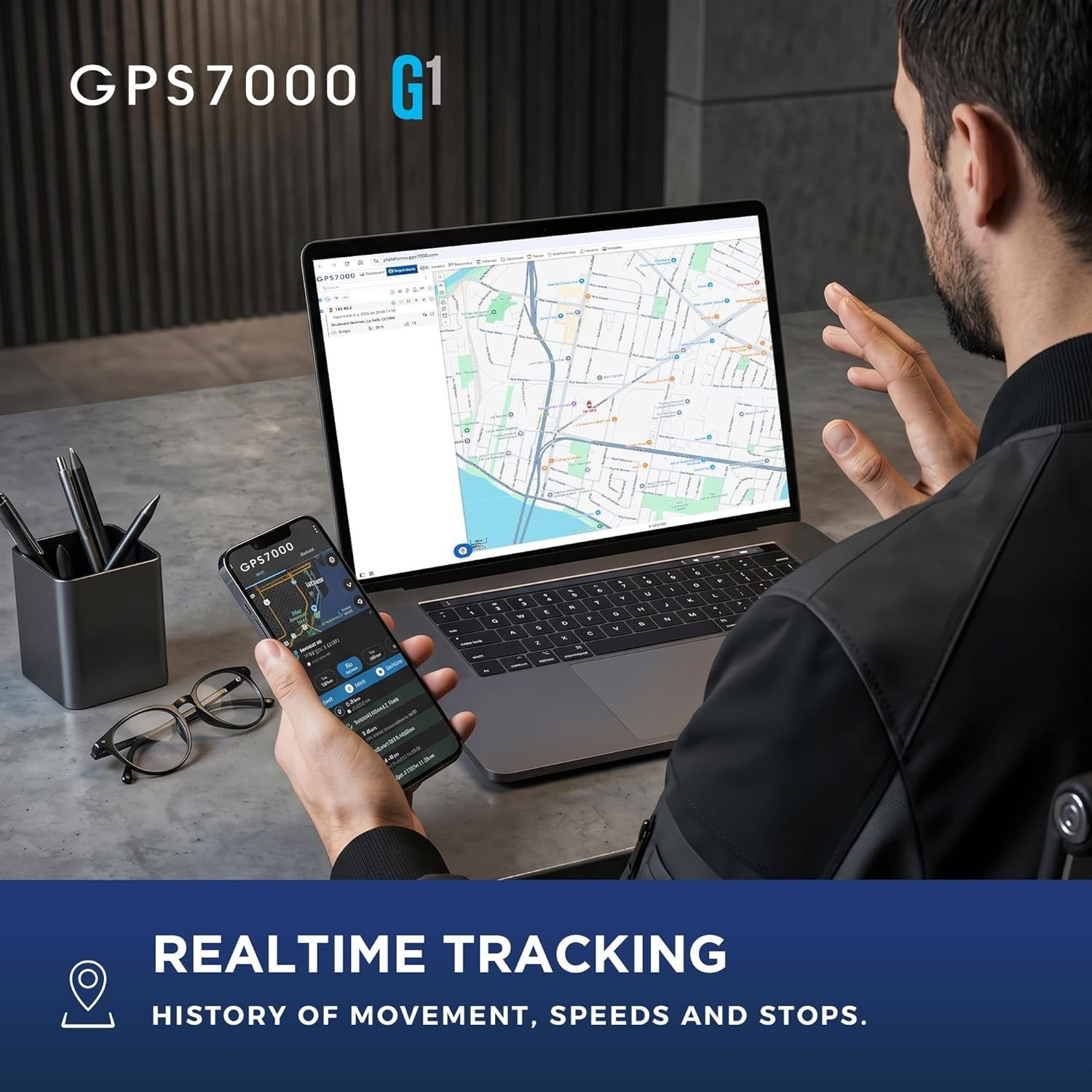 Real-Time Mini GPS Tracker - No Subscription, 4G Coverage for Fleet Management