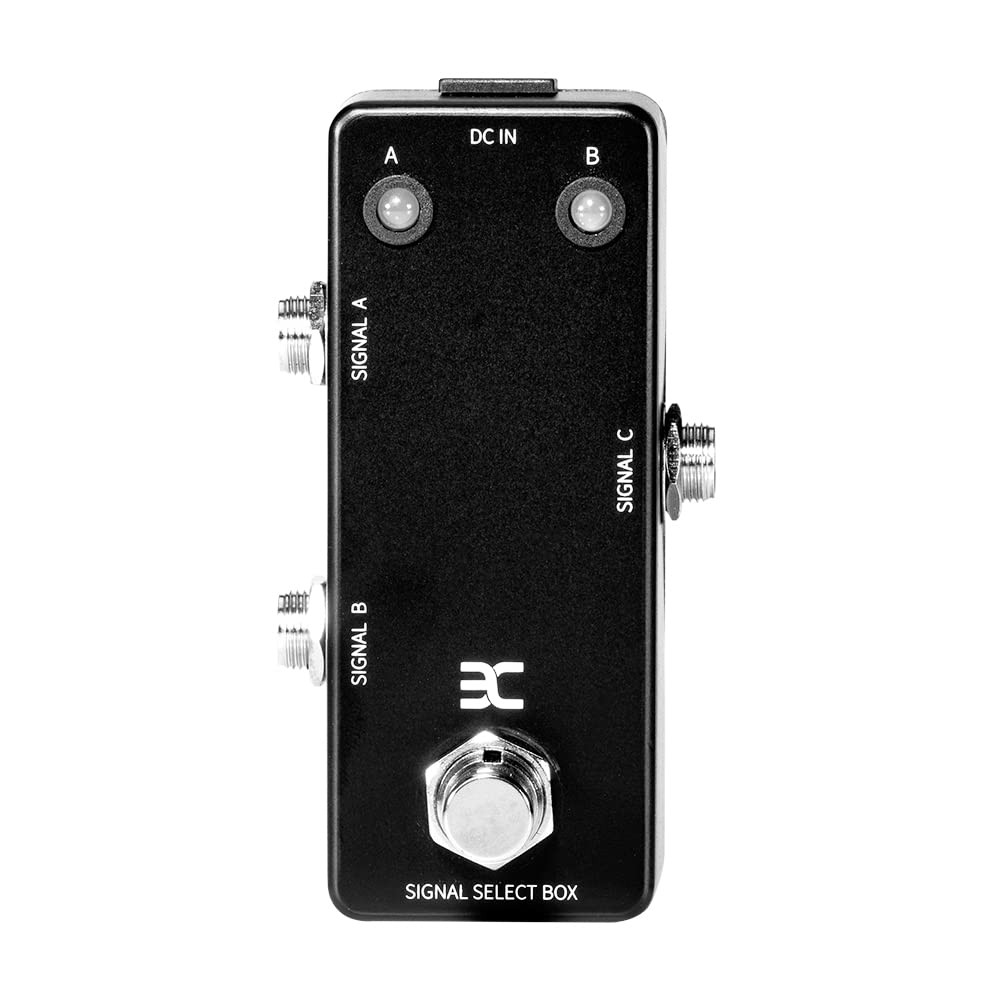 EX Signal Line Select A/B Box AB Switch Pedal without Power Pack, Black