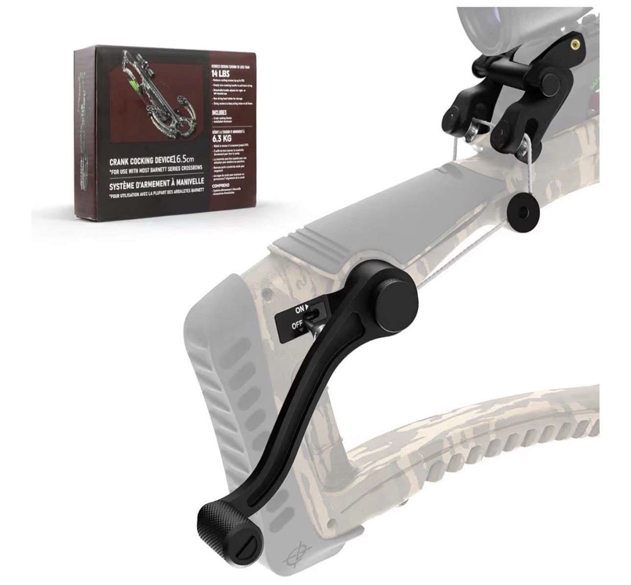 Upgraded Crossbow Crank Cocking Device Compatible With Barnett Series Crossbo...