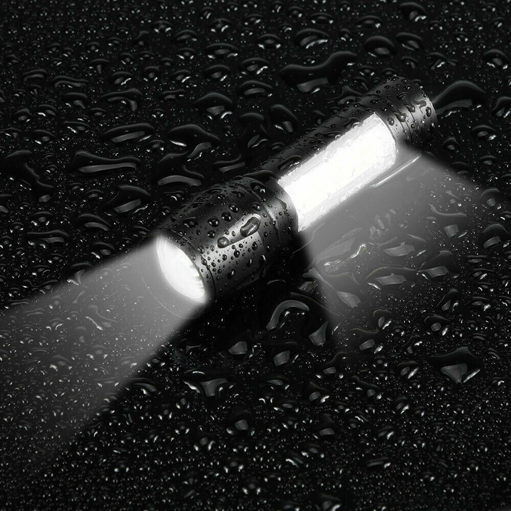 2 Pack LED Super Bright Flashlight Rechargeable Torch Tactical Lamp USB+ Battery