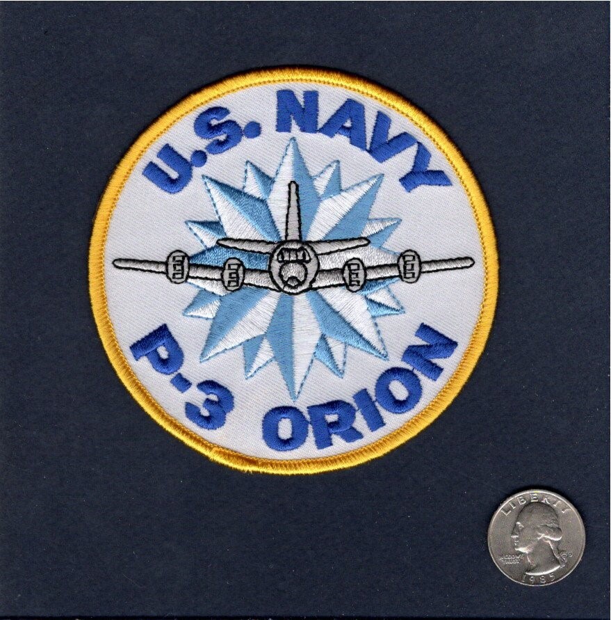 P-3C P-3 ORION FACTORY US NAVY Lockheed VP Patrol Squadron Aircraft Patch
