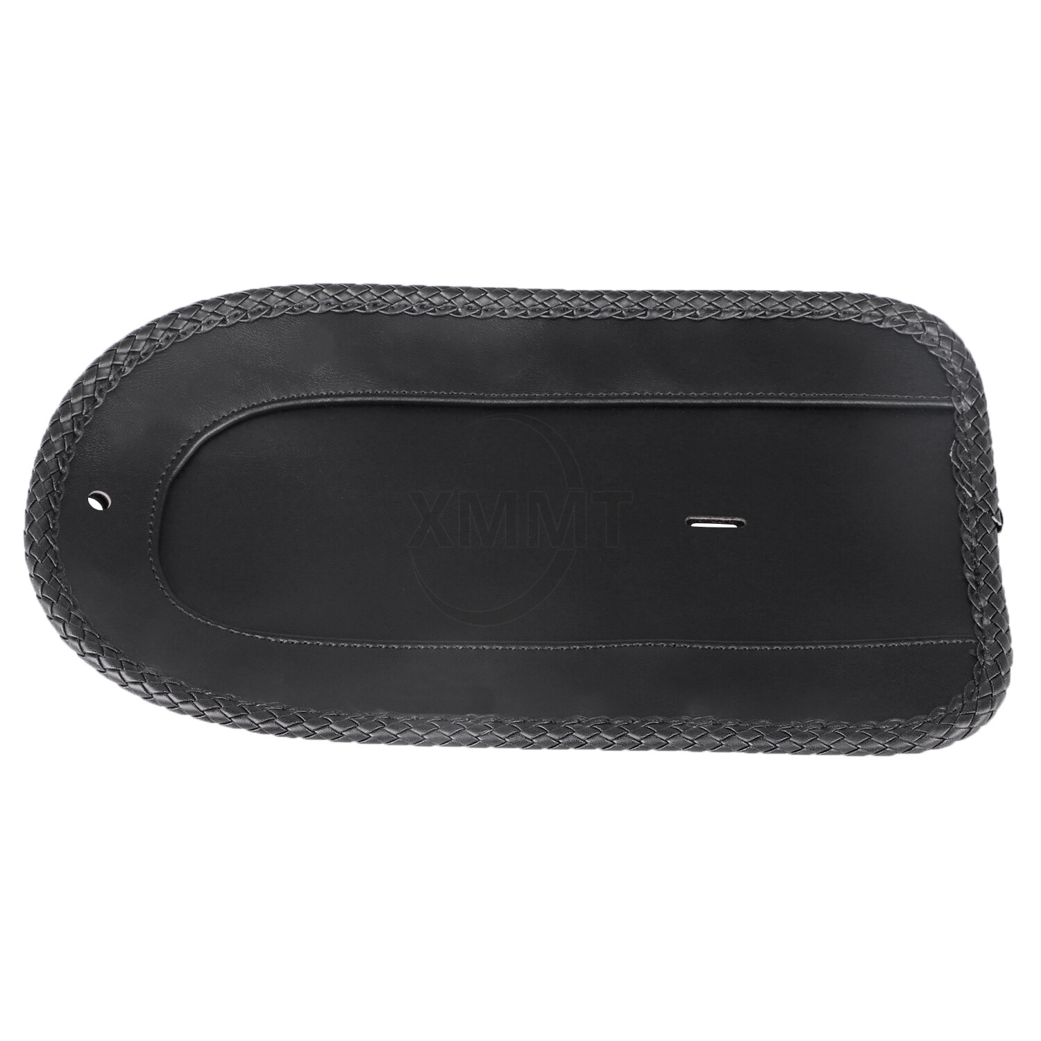 Black Rear PU Fender Bib Solo Seat for Harley Fatboy EFI FLSTFI FLSTF Softail