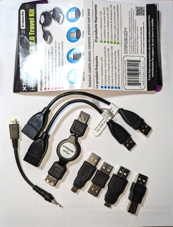 High Speed USB 2.0 Travel Kit Incomplete Missing the Mini USB connector