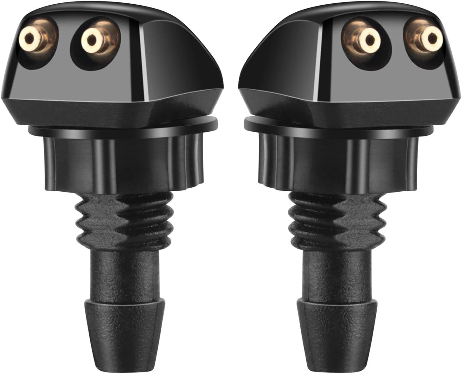 2PCS Front Windshield Washer Nozzles, Windshield Wiper Sprayer Nozzle Jet Kit, F