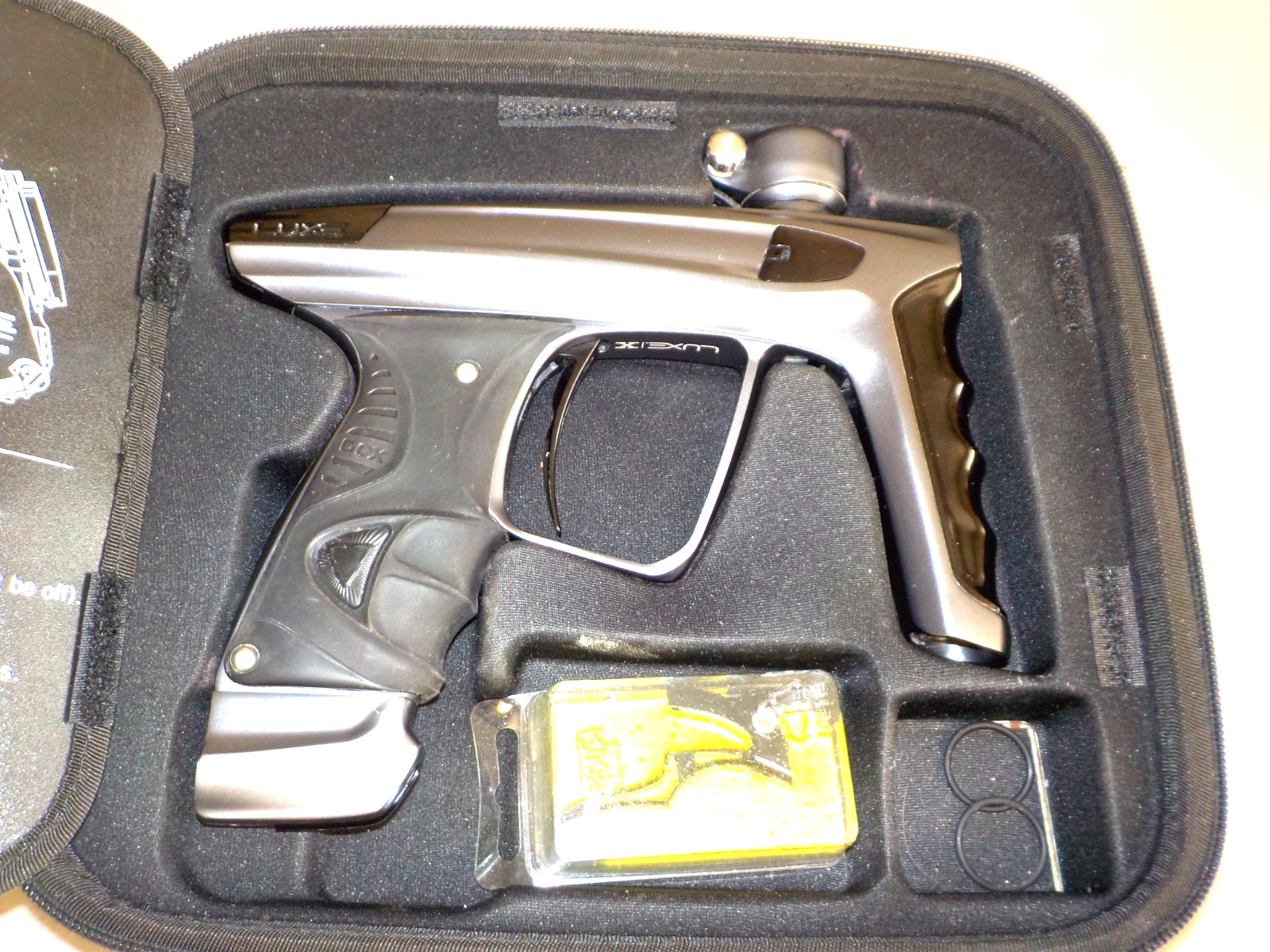 DLX Luxe X Paintball Marker - Black/Grey W/ CASE - FREE SHIPPING