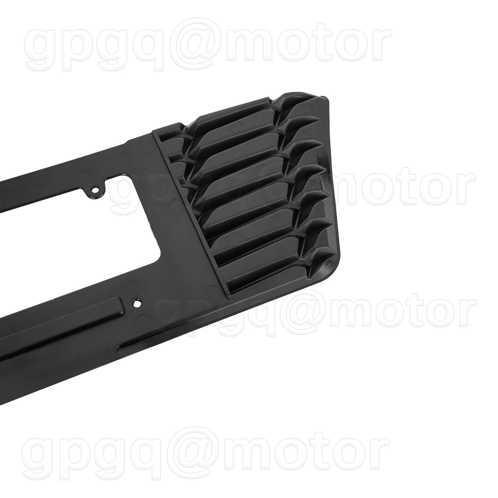 For Corvette C8 Z06 E-Ray 2023-2026 Rear License Plate Frame Cover Glossy Black
