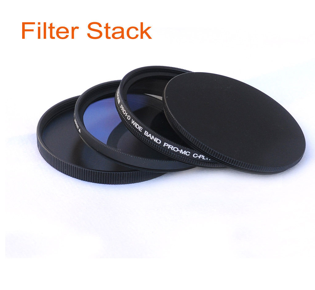 77mm Metal Screw-in Filter Stack for 77mm UV CPL ND IR Filter case "US Seller"