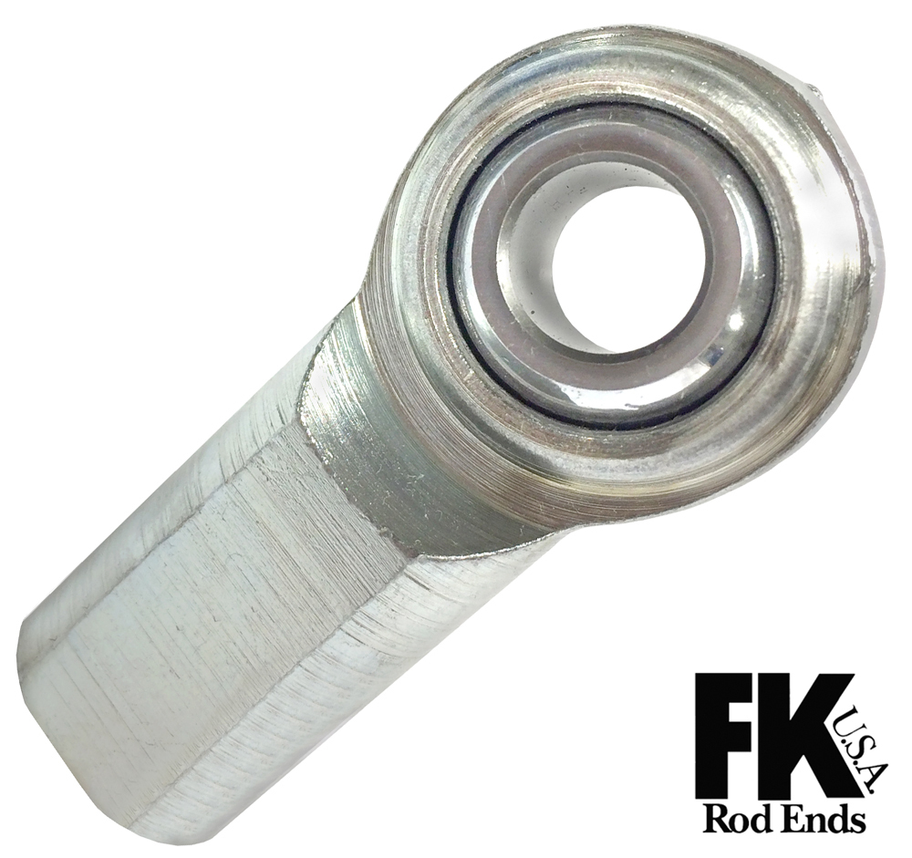 FK Bearing Economy 3/8"-24 Female R/H Thread Rod End - Heim Joint  #1268