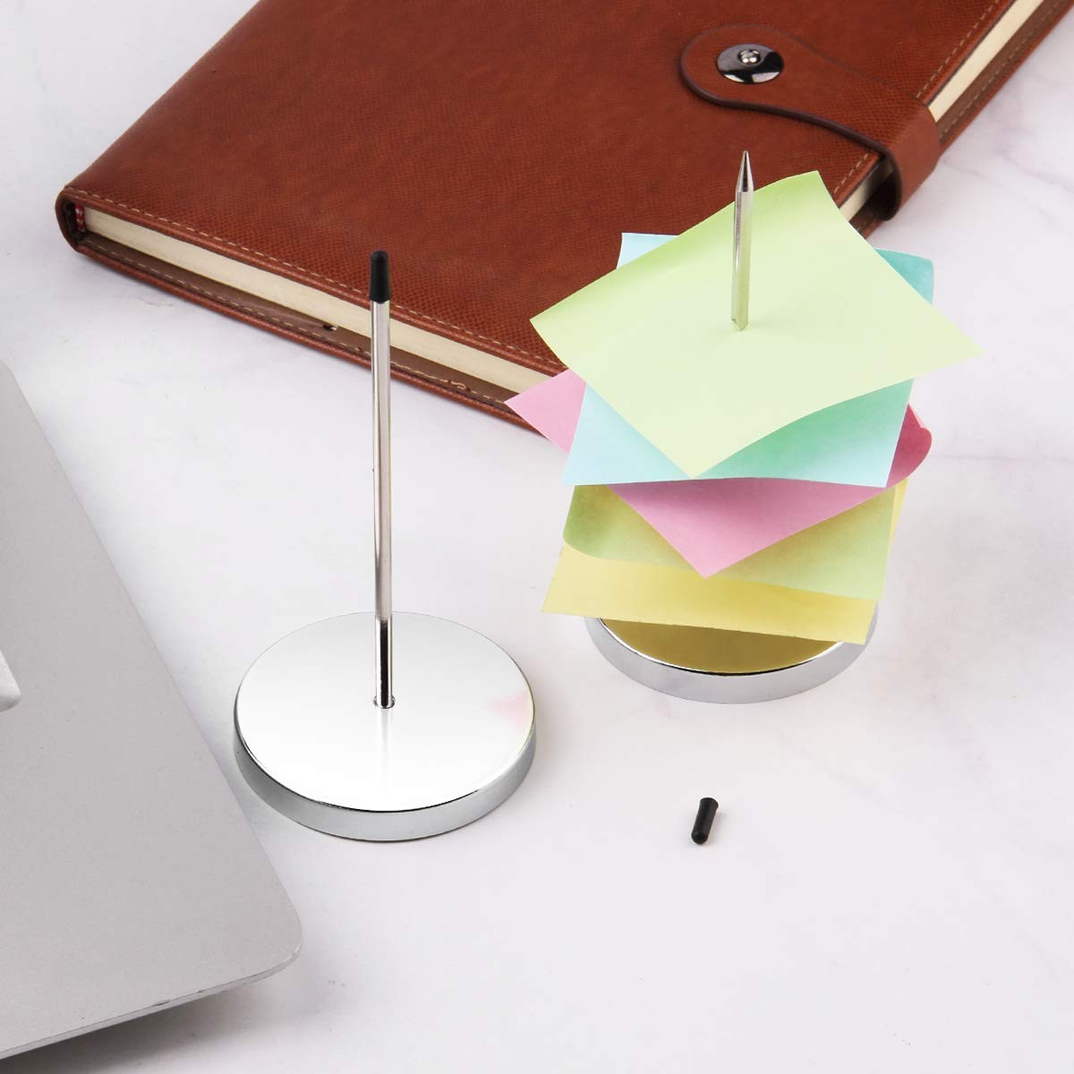 Receipt Spike Stick, 2pcs Restaurant Bill Holder, Silver