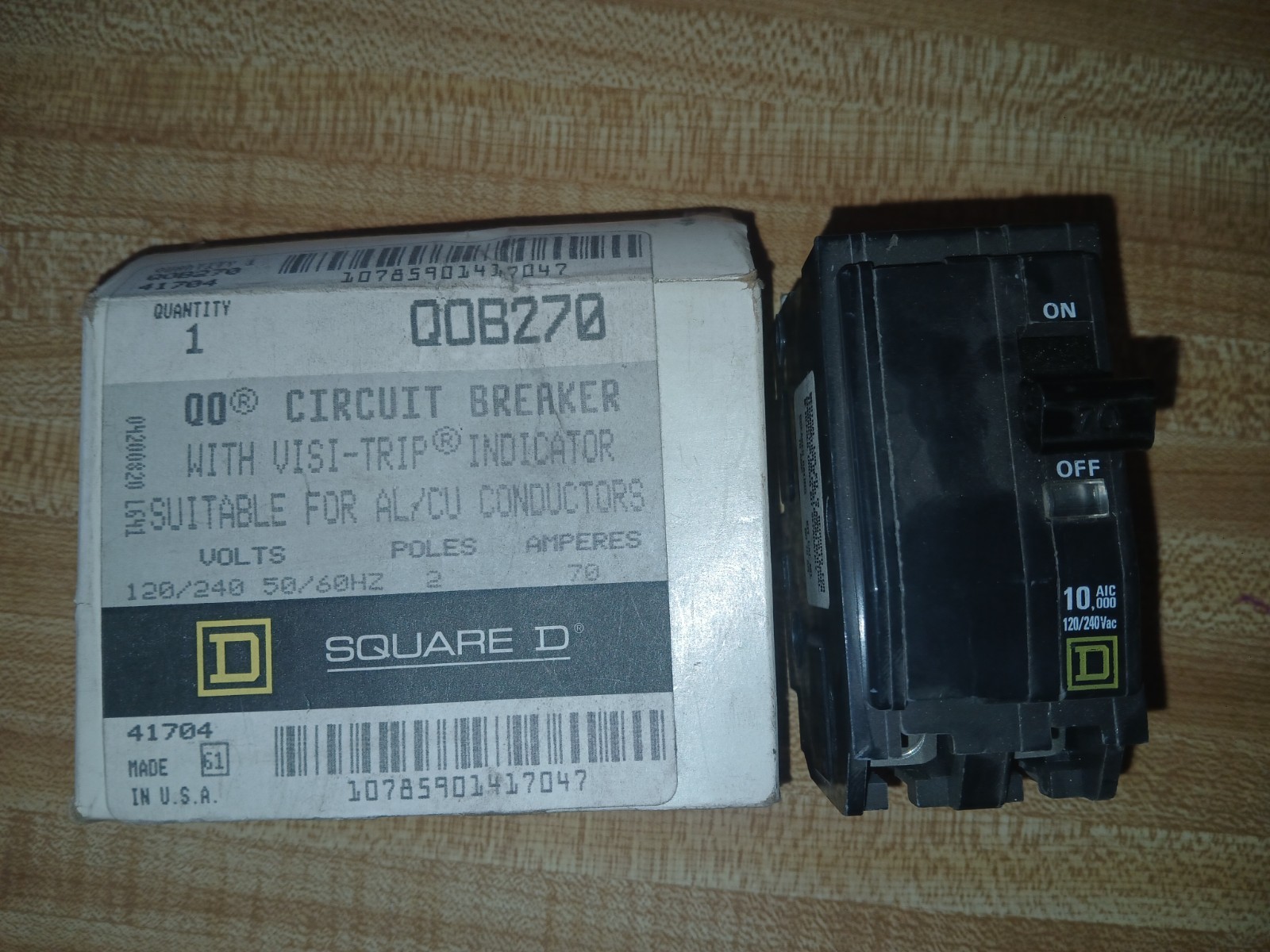 Qo Bolt On Breaker 70Amp QOB270 2 Pole