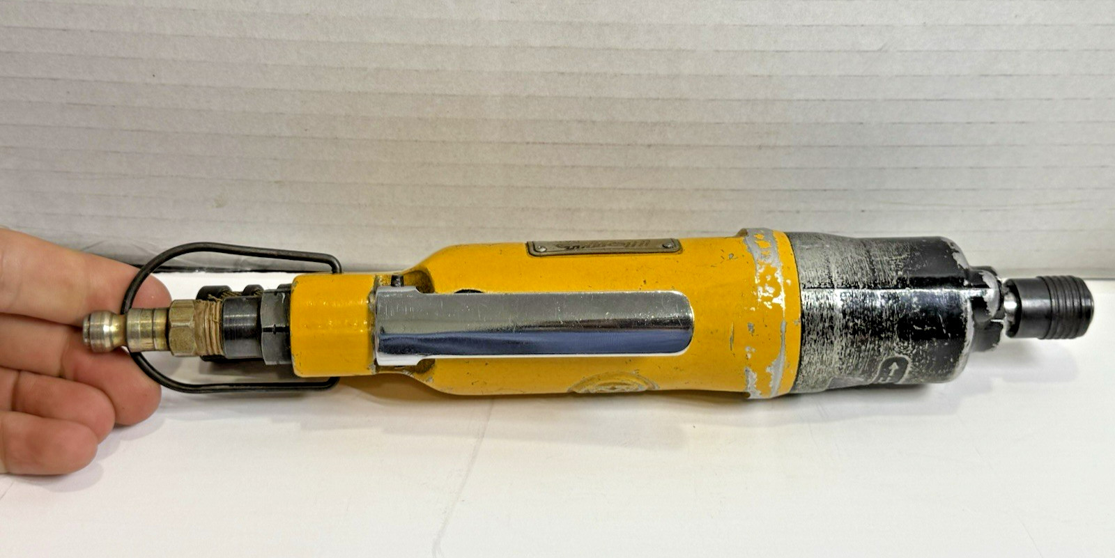 Vintage Uryu UX-500SD Hydraulic Inline Pulse Air Screwdriver No. 673243 UNTESTED