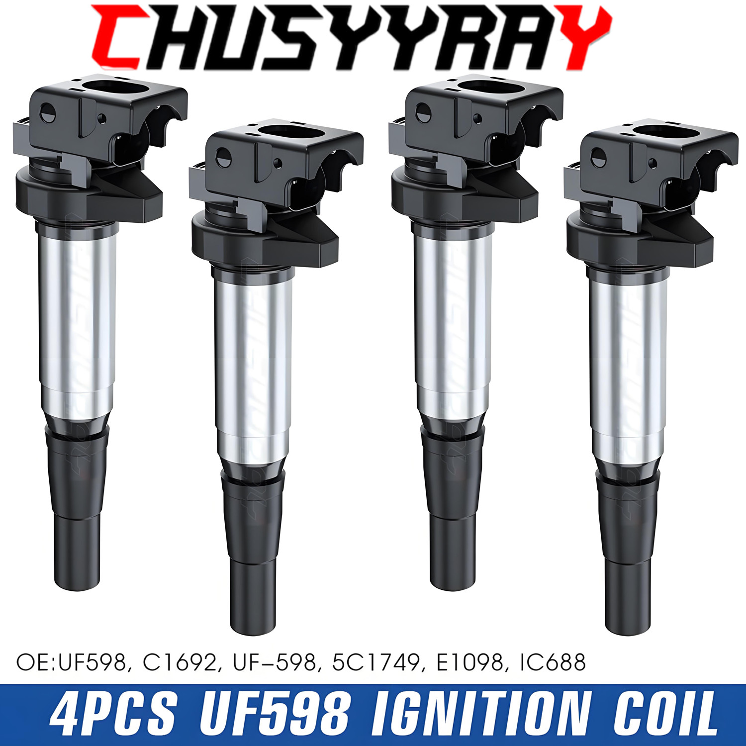 NEW UF598 4x Ignition Coils for 2007-2015 Mini Cooper 1.6L