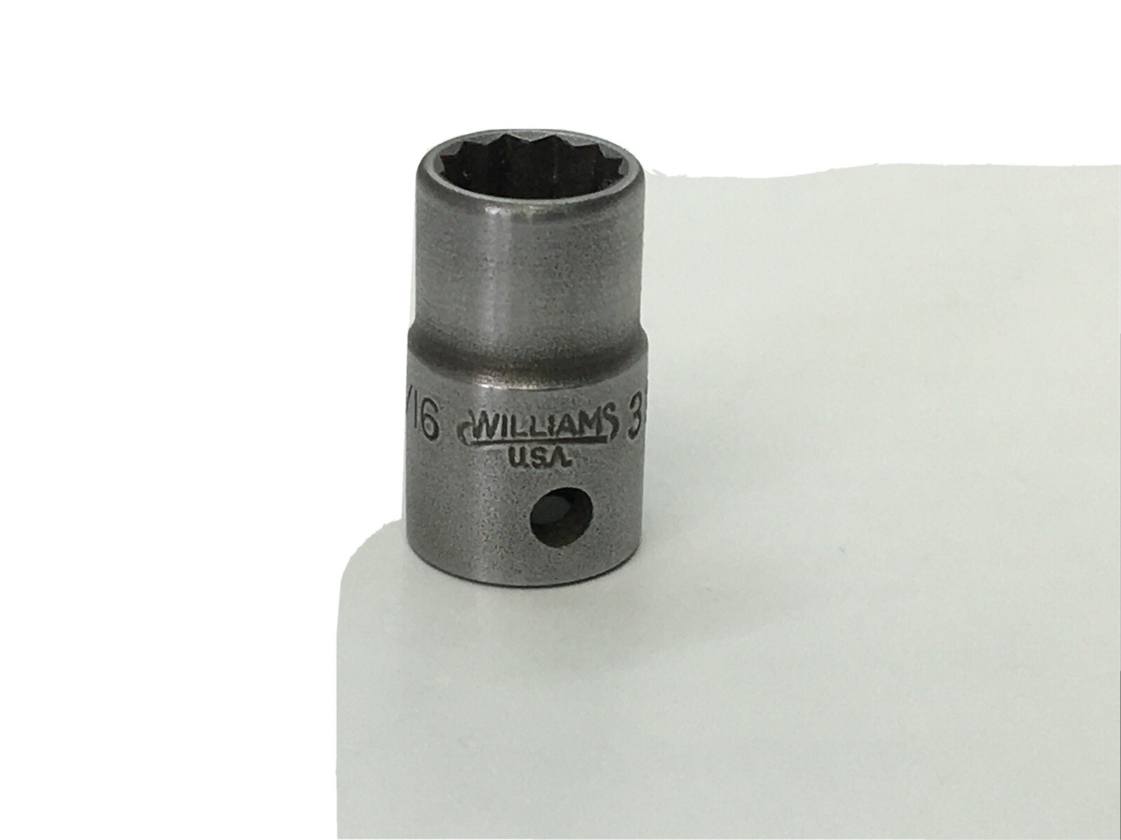 WILLIAMS 3/8 Drive 12pt Socket, Size 7/16”, 32-1214, USA 🇺🇸
