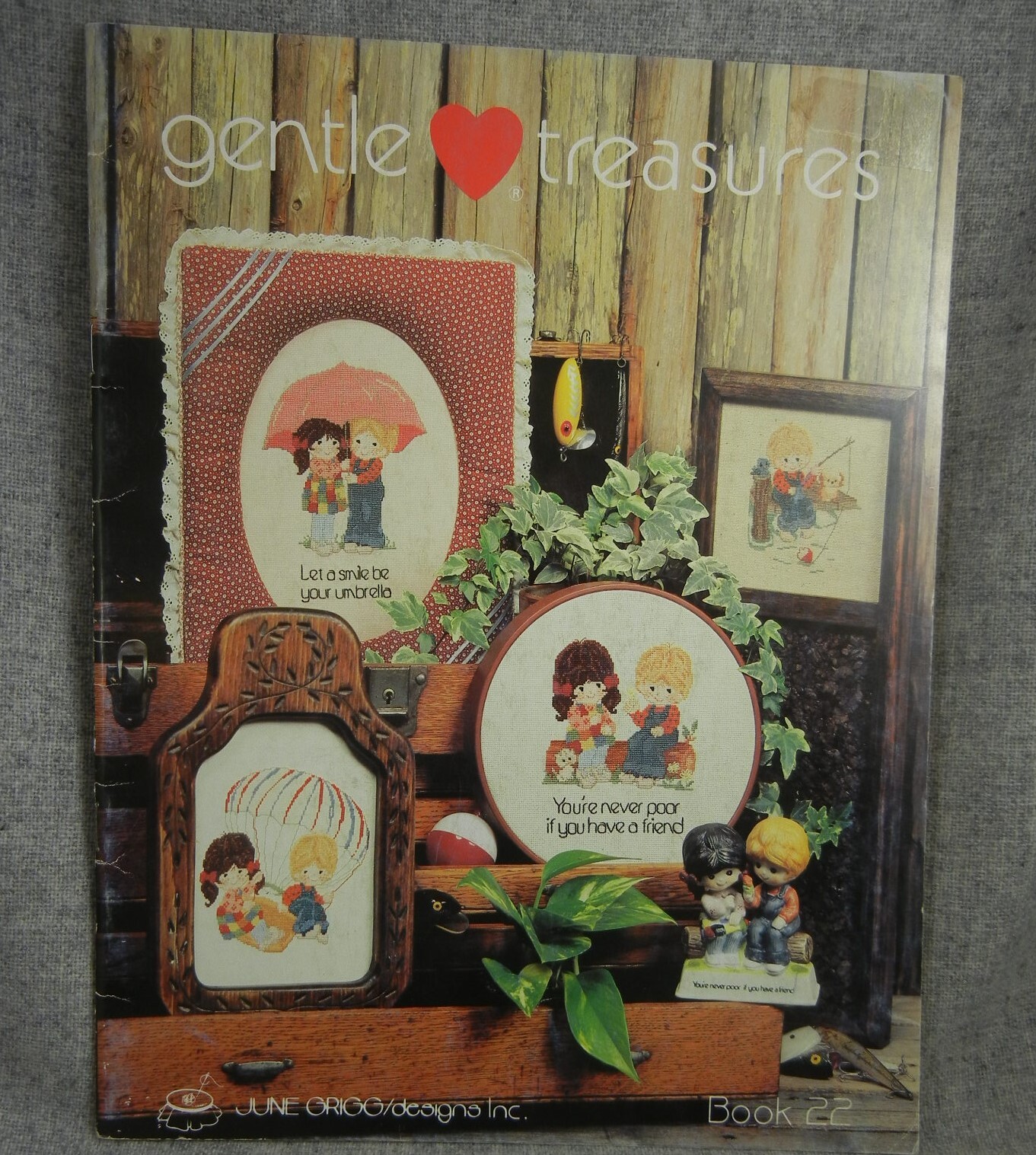 Gentle Treasures Cross Stitch June Grigg Designs Friendship Children Friends