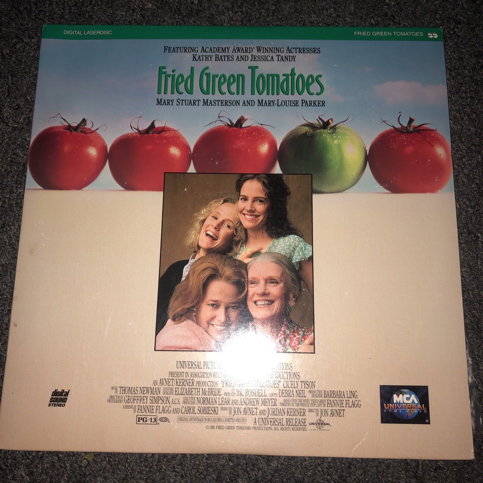 Fried Green Tomatoes Laserdisc 41228 LD Materson Parker Bates Tandy