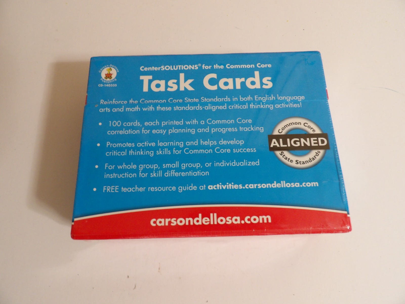 100 Task Cards Grade 3 for the Common Core by Carson-Dellosa Publishing Staff