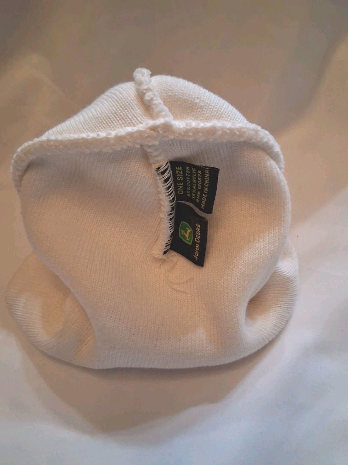 John Deere Beanie Tobbogan stocking cap winter skull ski hat JD tractor tabogan